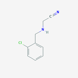 {[(2-Chlorophenyl)methyl]amino}acetonitrile