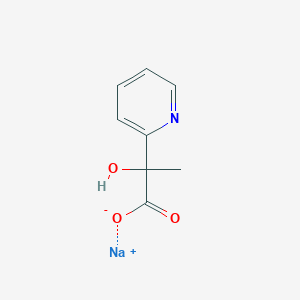 molecular formula C8H8NNaO3 B1449340 2-羟基-2-(吡啶-2-基)丙酸钠 CAS No. 183162-69-8