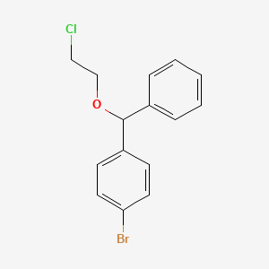 molecular formula C15H14BrClO B1449372 对溴二苯甲基2-氯乙醚 CAS No. 71783-98-7