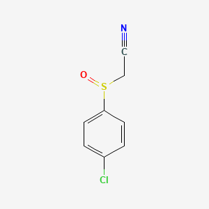 Acetonitrile, [(4-chlorophenyl)sulfinyl]-