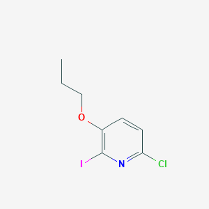 6-Chloro-2-iodo-3-propoxypyridine