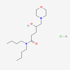 N,N-Dibutyl-gamma-hydroxy-4-morpholinepentanamide monohydrochloride