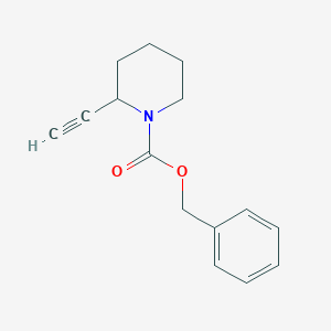 B1449429 Benzyl 2-ethynylpiperidine-1-carboxylate CAS No. 124981-19-7