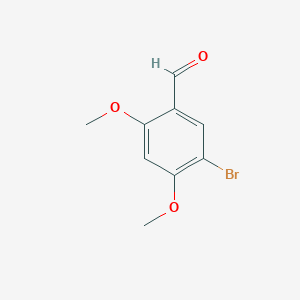 molecular formula C9H9BrO3 B144945 5-溴-2,4-二甲氧基苯甲醛 CAS No. 130333-46-9