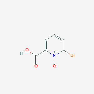 molecular formula C6H5BrNO3+ B1449466 2-Bromo-6-carboxy-1-oxo-1,2-dihydropyridin-1-ium CAS No. 1609646-56-1