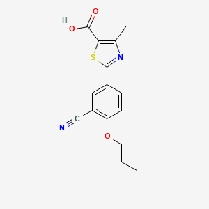 molecular formula C16H16N2O3S B1449468 Febuxostat n-butyl isomer CAS No. 1657014-33-9