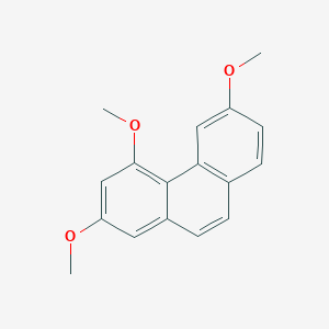 B14494695 2,4,6-Trimethoxyphenanthrene CAS No. 63366-84-7