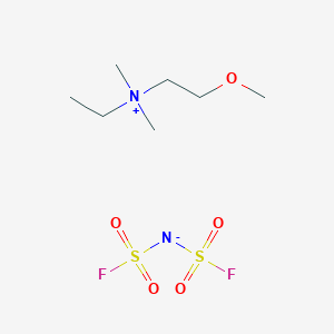 molecular formula C7H18F2N2O5S2 B1449474 乙基(2-甲氧基乙基)二甲基铵双(氟磺酰)酰亚胺 CAS No. 1235234-35-1