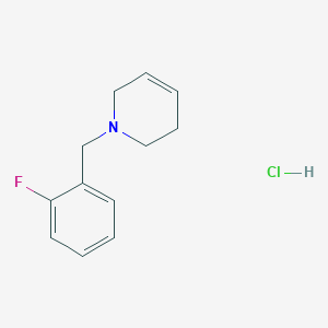 molecular formula C12H15ClFN B1449475 1-(2-氟苄基)-1,2,3,6-四氢吡啶盐酸盐 CAS No. 73081-25-1