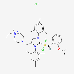 molecular formula C39H55Cl3N4ORu B1449477 AquaMet CAS No. 1414707-08-6