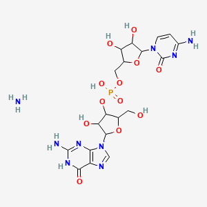 molecular formula C19H28N9O12P B1449481 Guanylyl(3'->5')cytidine ammonium salt CAS No. 98046-67-4