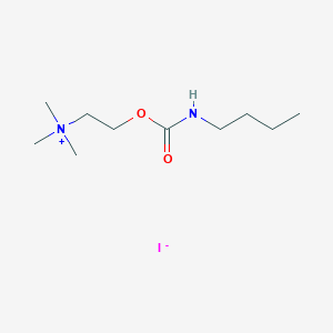 B14494864 Choline, iodide, butylcarbamate CAS No. 63939-03-7