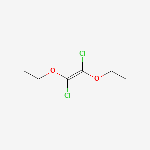 B14494899 1,2-Diethoxy-1,2-dichloroethene CAS No. 63918-52-5