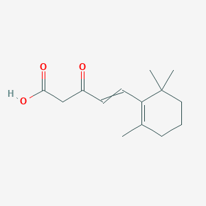 3-Oxo-5-(2,6,6-trimethylcyclohex-1-en-1-yl)pent-4-enoic acid