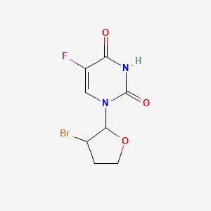 1-(3-Bromooxolan-2-yl)-5-fluoropyrimidine-2,4(1H,3H)-dione