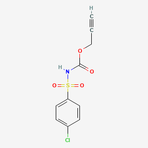 Prop-2-yn-1-yl (4-chlorobenzene-1-sulfonyl)carbamate