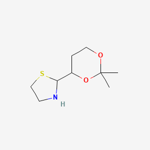 2-(2,2-Dimethyl-1,3-dioxan-4-yl)-1,3-thiazolidine