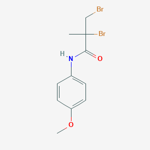 Propanamide, 2,3-dibromo-N-(4-methoxyphenyl)-2-methyl-