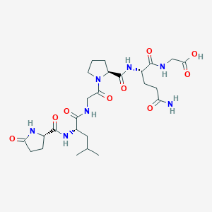 5-Oxo-L-prolyl-L-leucylglycyl-L-prolyl-L-glutaminylglycine