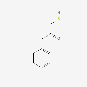 molecular formula C9H10OS B14495047 1-Phenyl-3-sulfanylpropan-2-one CAS No. 63988-26-1