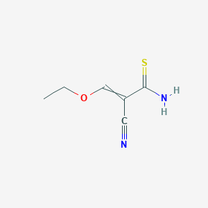 2-Cyano-3-ethoxyprop-2-enethioamide