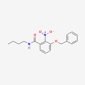 molecular formula C18H20N2O4 B14495275 3-(Benzyloxy)-N-butyl-2-nitrobenzamide CAS No. 63435-31-4