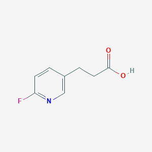 molecular formula C8H8FNO2 B1449530 3-(6-Fluoropyridin-3-yl)propanoic acid CAS No. 944998-15-6