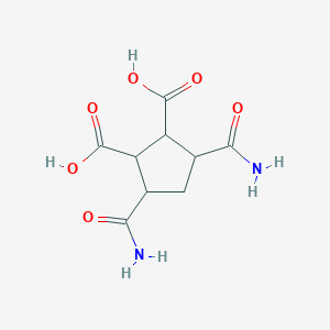 3,5-Dicarbamoylcyclopentane-1,2-dicarboxylic acid