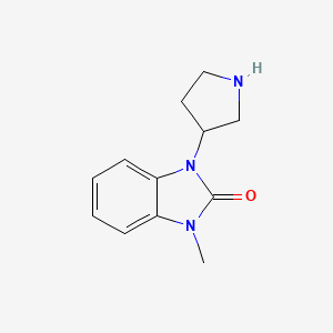 1-Methyl-3-(pyrrolidin-3-yl)-1,3-dihydro-2H-benzimidazol-2-one