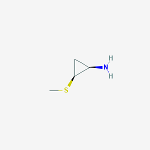 (1R,2S)-2-(Methylsulfanyl)cyclopropan-1-amine