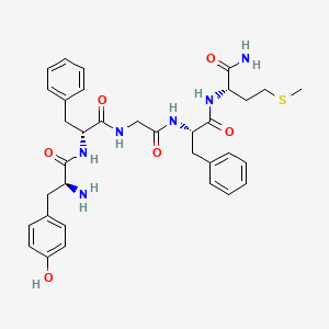 L-Tyrosyl-D-phenylalanylglycyl-L-phenylalanyl-L-methioninamide