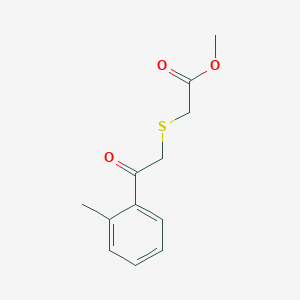 Methyl {[2-(2-methylphenyl)-2-oxoethyl]sulfanyl}acetate