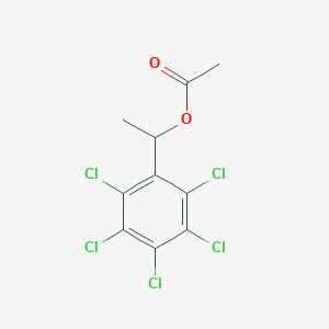 1-(Pentachlorophenyl)ethyl acetate