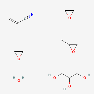 2-Methyloxirane;oxirane;propane-1,2,3-triol;prop-2-enenitrile;hydrate