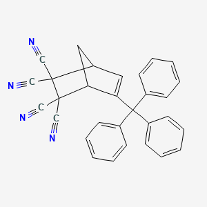 5-(Triphenylmethyl)bicyclo[2.2.1]hept-5-ene-2,2,3,3-tetracarbonitrile