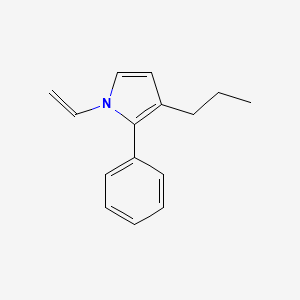 1H-Pyrrole, 1-ethenyl-2-phenyl-3-propyl-