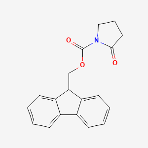 molecular formula C19H17NO3 B1449586 (9H-芴-9-基)甲基 2-氧代吡咯烷-1-羧酸盐 CAS No. 208519-92-0
