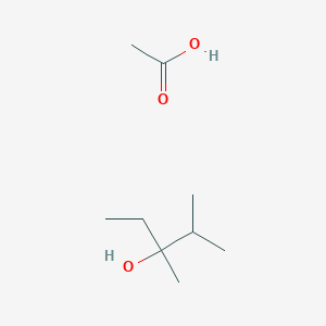 Acetic acid;2,3-dimethylpentan-3-ol