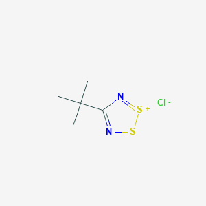 1,2,3,5-Dithiadiazol-1-ium, 4-(1,1-dimethylethyl)-, chloride