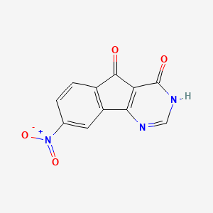 8-Nitro-1H-indeno[1,2-d]pyrimidine-4,5-dione