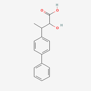 (1,1'-Biphenyl)-4-propanoic acid, alpha-hydroxy-beta-methyl-