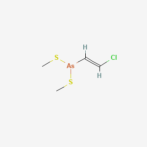 Arsine, bis(methylthio)(2-chlorovinyl)-