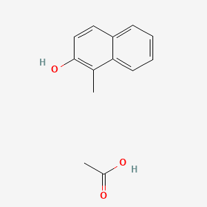 Acetic acid;1-methylnaphthalen-2-ol