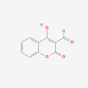 molecular formula C10H6O4 B1449596 4-羟基-2-氧代-2H-香豆素-3-甲醛 CAS No. 51751-34-9