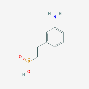 [2-(3-Aminophenyl)ethyl](hydroxy)oxophosphanium