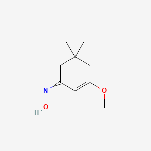 N-(3-Methoxy-5,5-dimethylcyclohex-2-en-1-ylidene)hydroxylamine