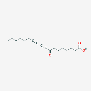 9,11-Octadecadiynoic acid, 8-oxo-