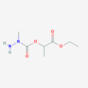 1-Ethoxy-1-oxopropan-2-yl 1-methylhydrazine-1-carboxylate