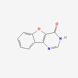 molecular formula C10H6N2O2 B1449600 Benzofuro[3,2-D]pyrimidin-4(3H)-one CAS No. 39786-36-2