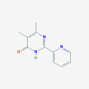 molecular formula C11H11N3O B1449606 5,6-Dimethyl-4-hydroxy-2-(pyridin-2-yl)pyrimidine CAS No. 204394-52-5
